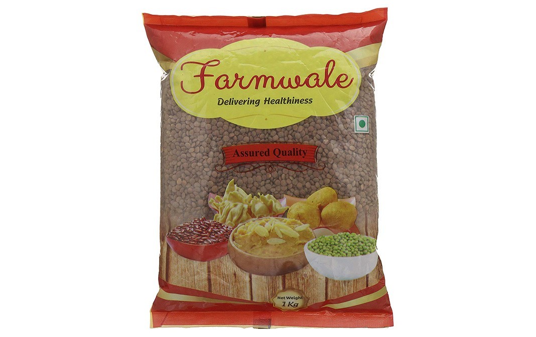 Farmwale Whole Black Masoor    Pack  1 kilogram